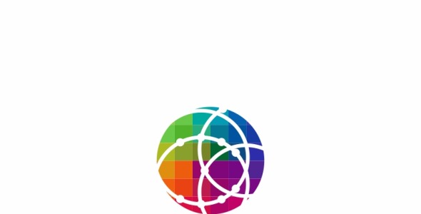 Шаблон логотипа на тему графика