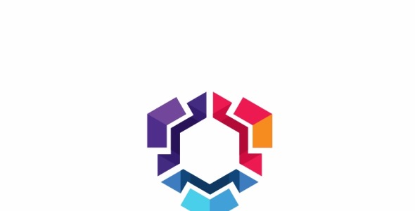 Шаблон логотипа на тему графика