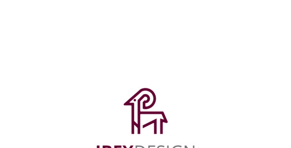 Шаблон логотипа на тему графика