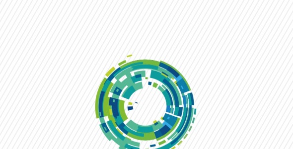 Шаблон логотипа на тему графика