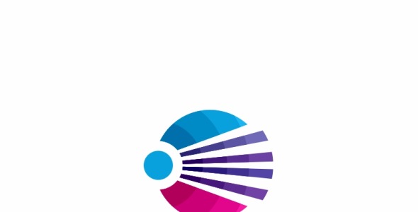 Шаблон логотипа на тему графика