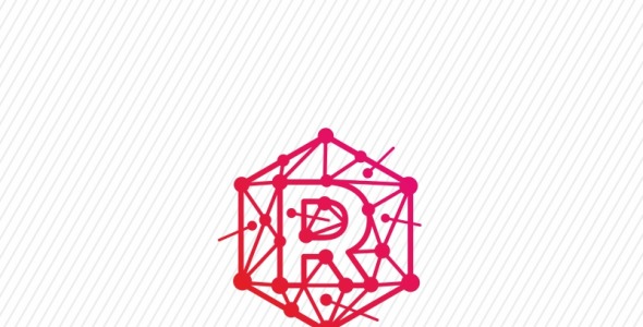 Шаблон логотипа на тему графика