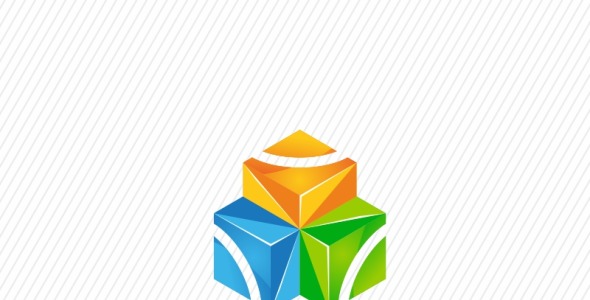 Шаблон логотипа на тему графика