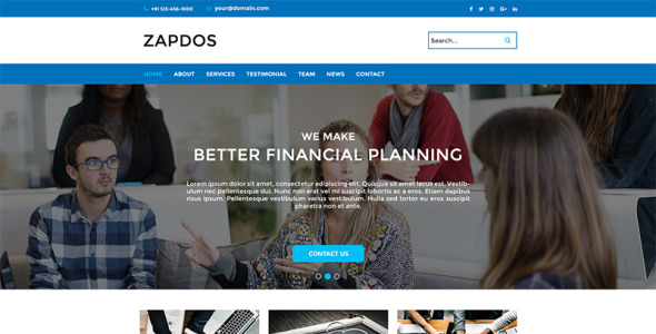 Адаптивный PSD шаблон на тему консалтинг