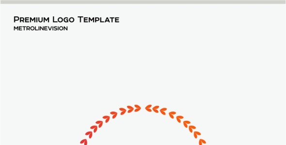 Шаблон логотипа на тему графика