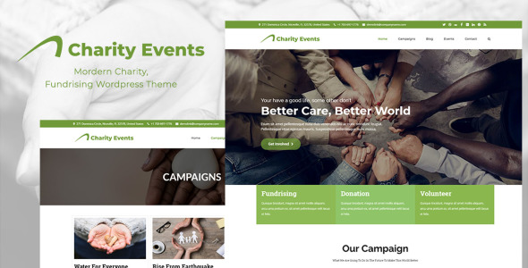 фандрайзинг wordpress тема