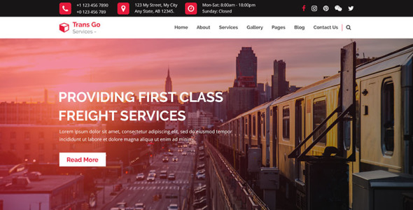 Адаптивный PSD шаблон на тему сантехника