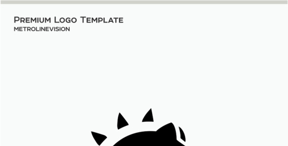 Шаблон логотипа на тему графика