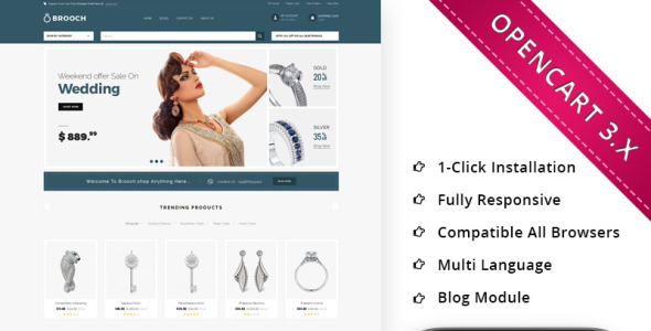 адаптивный шаблон opencart