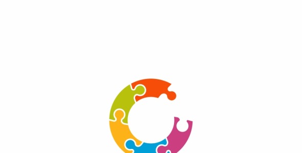 Шаблон логотипа на тему графика