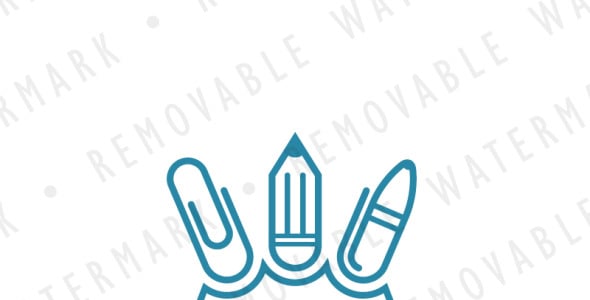 Шаблон логотипа на тему графика