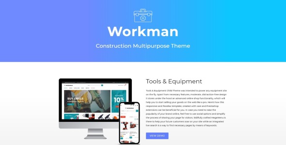 строительная многоцелевая тема prestashop