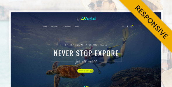 шаблон opencart travel store