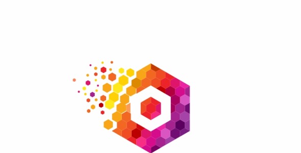 Шаблон логотипа на тему графика