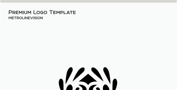 Шаблон логотипа на тему графика