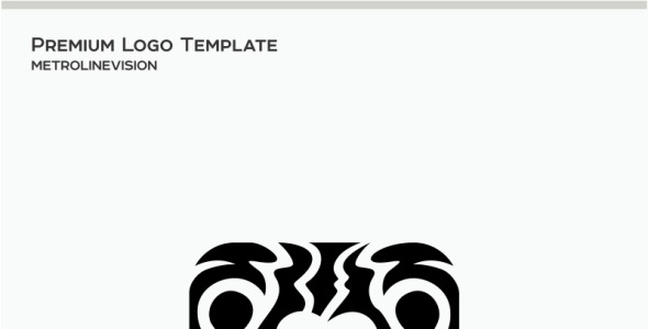 Шаблон логотипа на тему графика