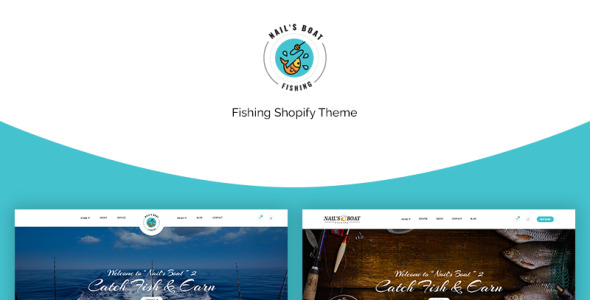 рыболовно - охотничий клуб shopify тема