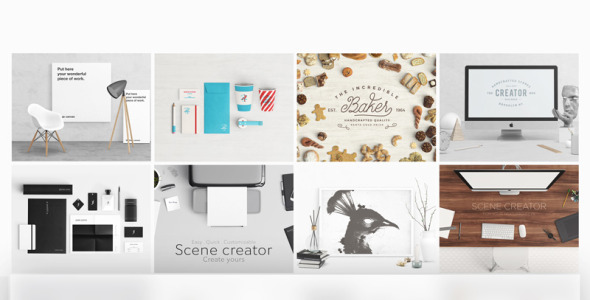 Мокап для продукта на тему графика