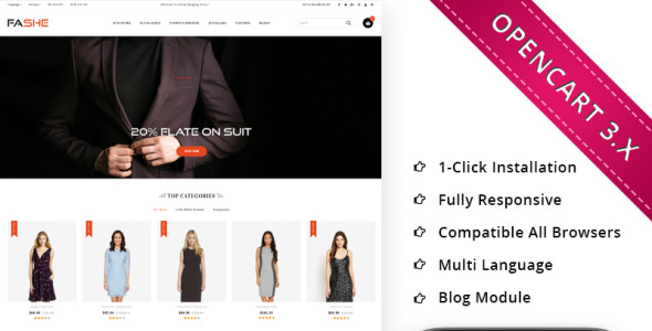 мега магазин отзывчивый шаблон opencart