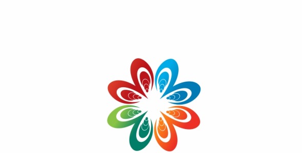 Шаблон логотипа на тему графика