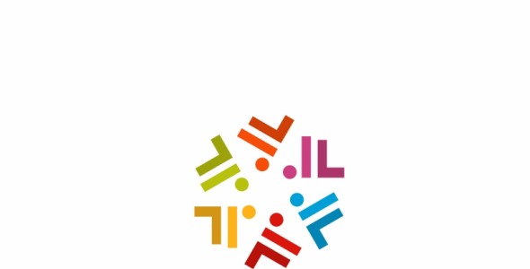 Шаблон логотипа на тему графика