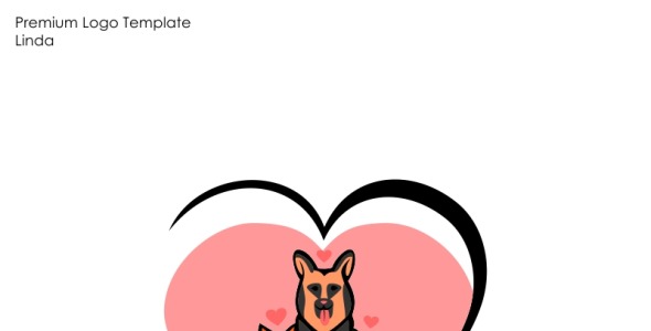 Шаблон логотипа на тему графика