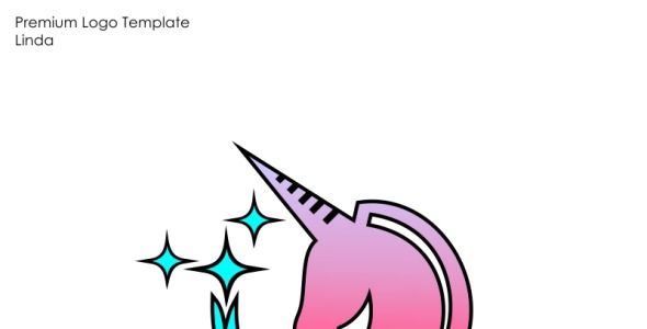 Шаблон логотипа на тему графика