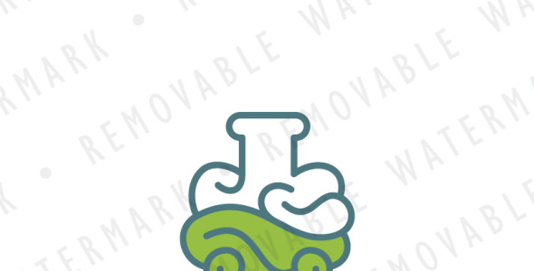 Шаблон логотипа на тему графика