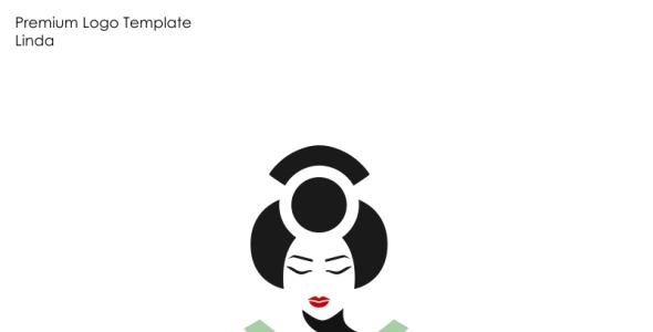 Шаблон логотипа на тему графика