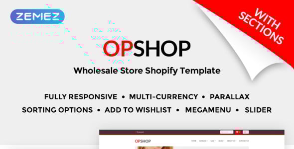 тема оптового магазина shopify