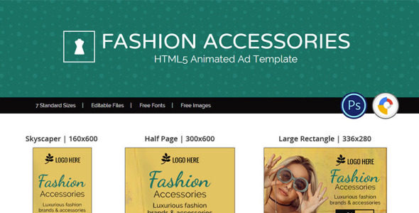 Animated Banner на тему графика