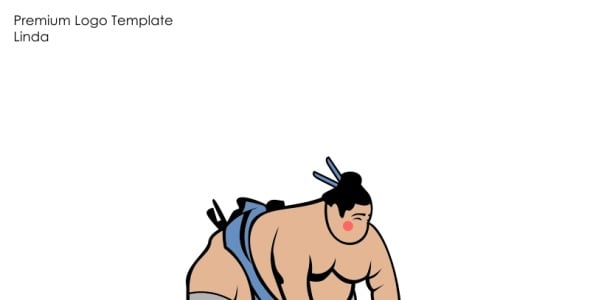 Шаблон логотипа на тему графика