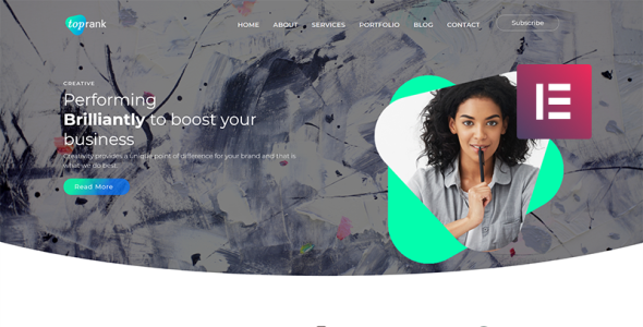 корпоративное цифровое агентство wordpress тема