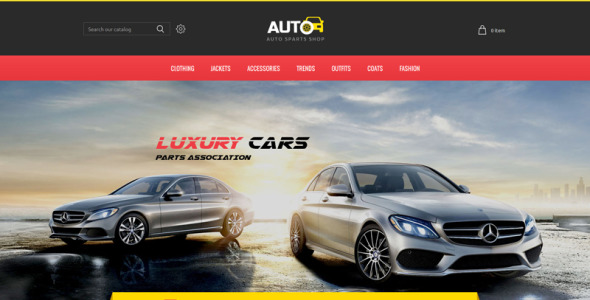 тема магазина автозапчастей prestashop