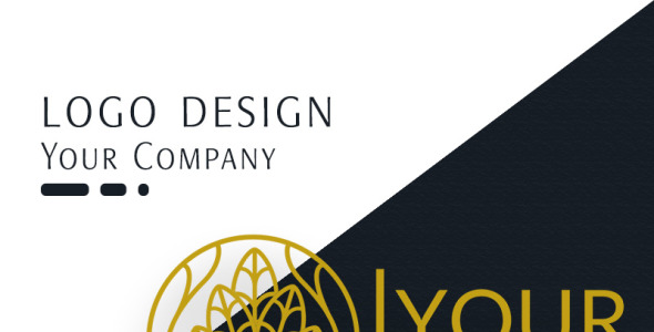 Шаблон логотипа на тему графика