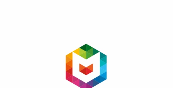 Шаблон логотипа на тему графика