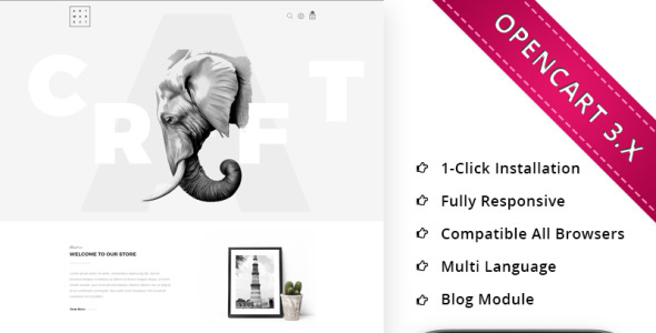 адаптивный шаблон opencart