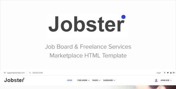 шаблон сайта job board