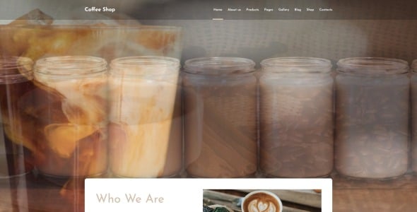 coffe house отзывчивый шаблон joomla