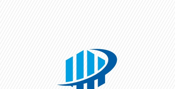 Шаблон логотипа на тему графика