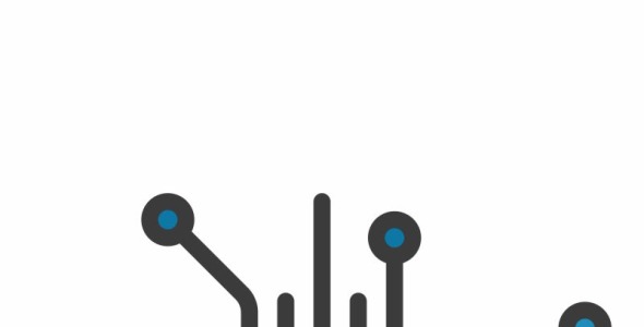 Шаблон логотипа на тему графика