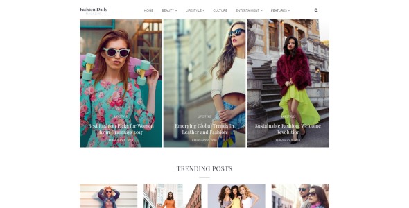 модный блог wordpress elementor theme
