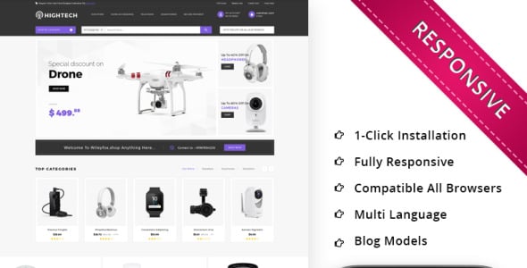 отзывчивая тема prestashop