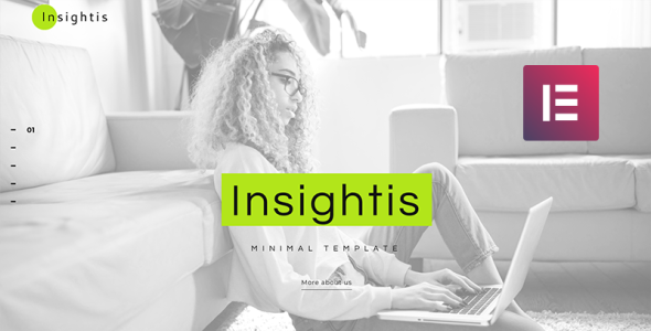 креативная минимальная тема wordpress elementor