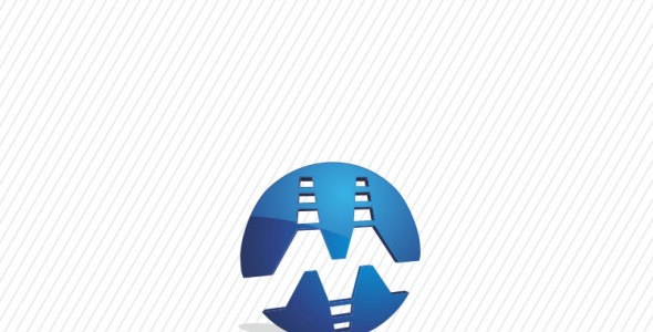 Шаблон логотипа на тему графика