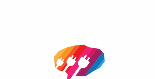 Шаблон логотипа на тему графика