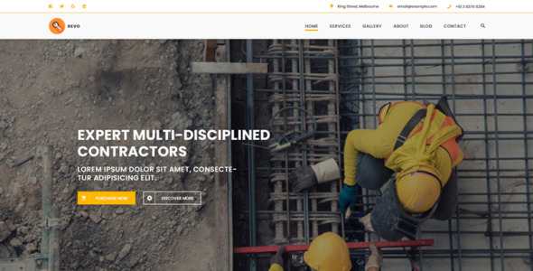 Адаптивный PSD шаблон на тему агентство недвижимости