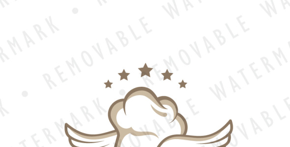 Шаблон логотипа на тему графика