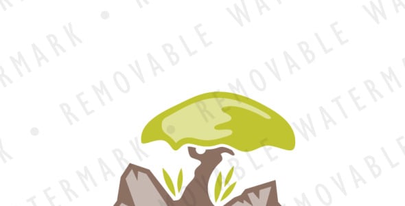 Шаблон логотипа на тему графика