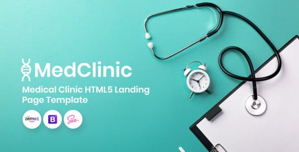 шаблон целевой страницы медицинской клиники